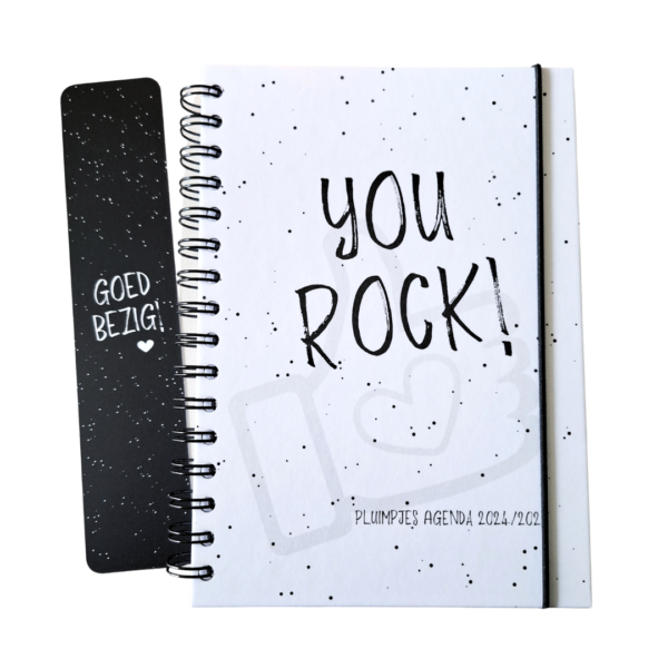 Pluimpjes Agenda Schooljaar 2024/2025 - Schoolagenda You Rock! - Liefs ...